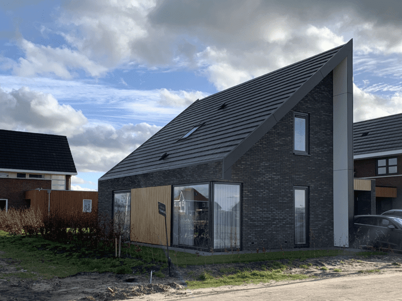 Studio voor Bouwkunst - moderne levensloopbestendige woning in steen en hout - Broeklanden, Nieuwveense Landen, Meppel